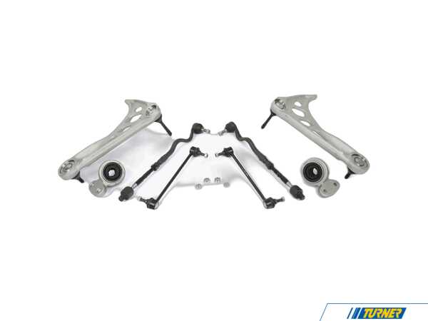 Turner Motorsport Complete Front Lower Suspension Refresh - E46 323/325/328/330i/ci - OEM Alternative TMS176958