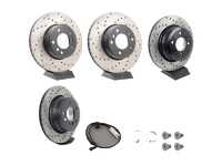 Packaged by Turner Complete Front & Rear Brake Package - E61 530Xi/535Xi Wagon TMS2960