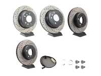 Packaged by Turner Complete Front & Rear Brake Package - E61 530Xi/535Xi Wagon TMS2960