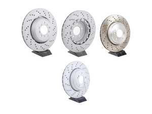 E90/E92/E93 M3 BRAKE FRONT AND REAR BRAKE ROTORS ZIMMERMAN