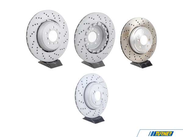 Zimmermann E90/E92/E93 M3 BRAKE FRONT AND REAR BRAKE ROTORS ZIMMERMAN TMS301029