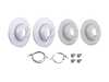 Genuine BMW Front And Rear Brake Rotors Set 34106797602TMKT View 1
