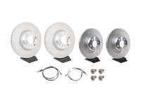 Packaged by Turner Complete Front & Rear Brake Package - F22 228i/iX M Sport Upgrade, F30 328i M Sport Upgrade, F32/F33 428i/428iX M Sport Upgrade (Option S2NHA) TMS207596