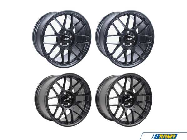 APEX Wheels Satin Black [ARC8189ET42SMBK + ARC81810ET25SMBK] arc818910sbkKT