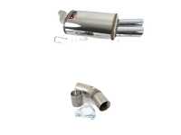 Supersprint E39 525i/528i/530i/540i Supersprint Performance Muffler (Oval Tips) 785907