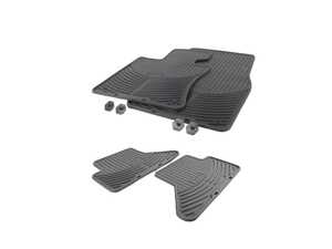 Black Floor Mat Set - Convertible