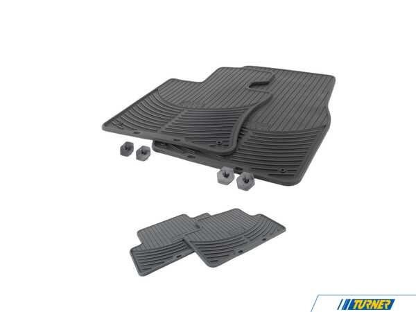 Genuine BMW Black Floor Mat Set - Coupe 82550309447KT2