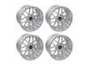 APEX Wheels Apex ARC-8 18x9.5" Square Track Wheel Set - Silver ARC81895SET-S View 4