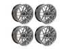 APEX Wheels Apex ARC-8 18x9.5" Square Track Wheel Set - Hyper Black ARC81895SET-HBKT View 4