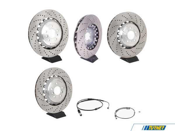 Genuine BMW Front And Rear Rotors  f10m5rotorKT