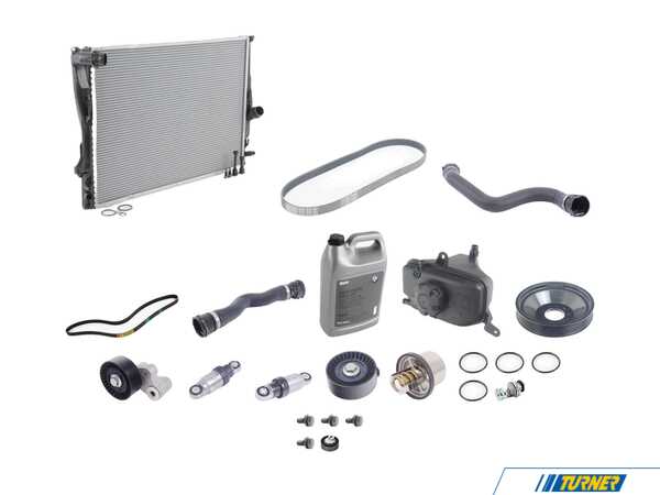 Packaged by Turner Cooling System overhaul Kit - E9X M3 (up to 04/2008) 11517839062KT10