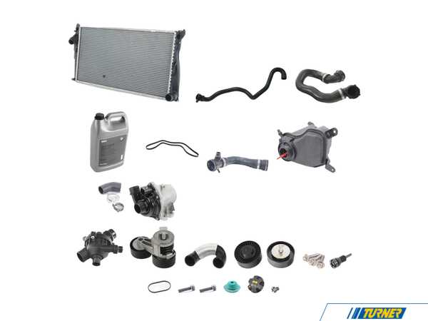 Packaged by Turner Cooling System overhaul Kit - E82/88 135i E9X 335i/xi/ix N54 Automatic trans 11510392553RKT3