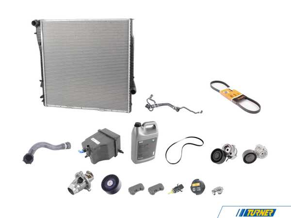 Packaged by Turner Cooling System Overhaul Kit - E53 X5 4.4/4.8 17101439101KT2