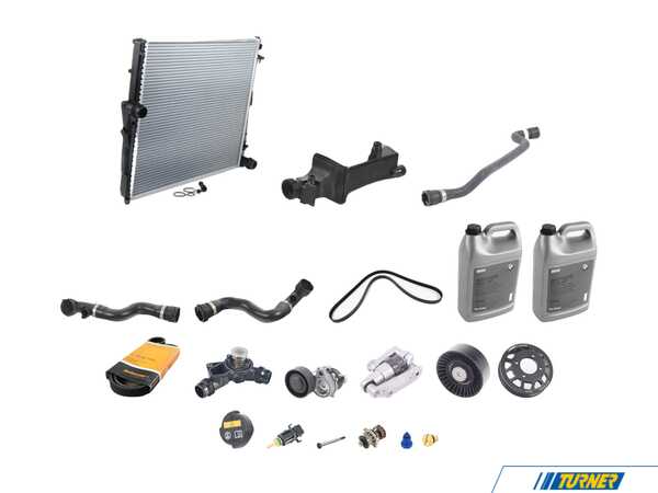 Packaged by Turner Cooling System overhaul Kit - E83 M54 17113400013KT3