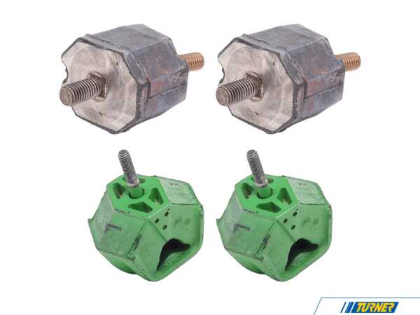Packaged by Turner Genuine BMW Engine And Manual Transmission Mount Kit - E24 635CSi (up to 09/1985) e24635dmKT