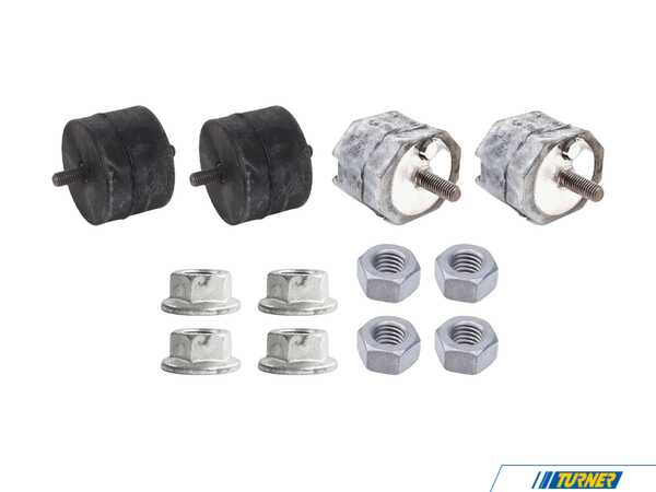 Packaged by Turner Genuine BMW Engine And Manual Transmission Mount Kit - E30 325e/es 325i/is e30325dmKT