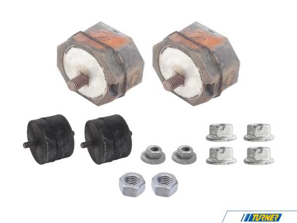 Packaged by Turner Genuine BMW Engine And Auto Transmission Mount Kit - E30 325e/es 325i/is e30325dmKT2