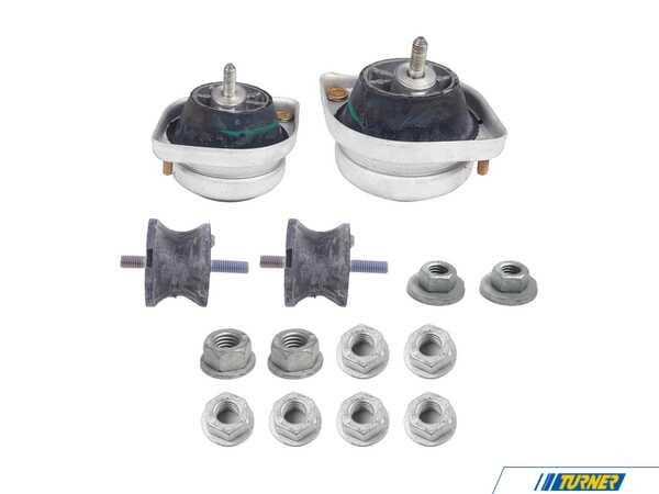 Packaged by Turner OE Engine and Manual Transmission Mount Kit - E39 540i E39V8DMKT
