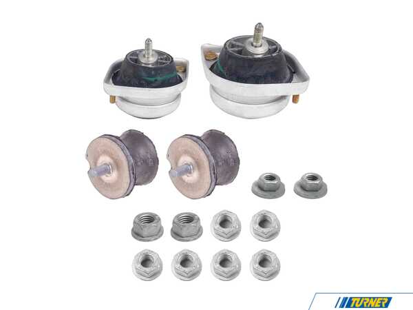 Packaged by Turner OE Engine and Auto Transmission Mount Kit - E39 540i E39V8DMKT2
