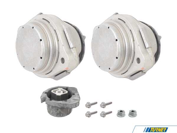 Packaged by Turner OE Engine And Transmission Mount Kit - E53 X5 M54 (10/2003+) E53X56DMKT2