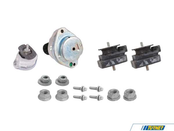 Packaged by Turner Genuine BMW Engine And Transmission Mount Kit - E60 535i e60535dmKT