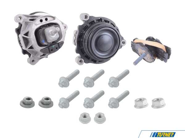 Packaged by Turner OE Engine And Transmission Mount Kit - F30 328i (up to 09/2013) F30328iDMKT2