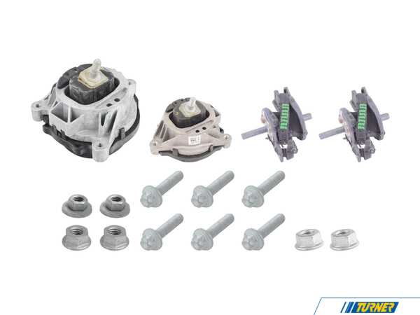 Packaged by Turner OE Engine And Transmission Mount Kit - F30 335i (w/o M Sport Package) f30335idmKT