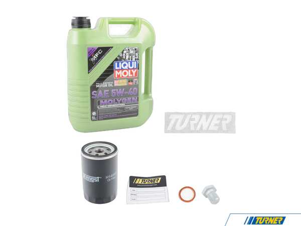 Packaged by Turner Liqui Moly MolyGen 5w-40 Oil Change Kit - M20 2.5L 2.7L LM0CKM20KT