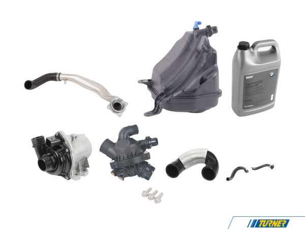 Packaged by Turner Basic Cooling System Service Kit - E9X 335i N55 w/ Manual Transmission E9XN55MBCKT