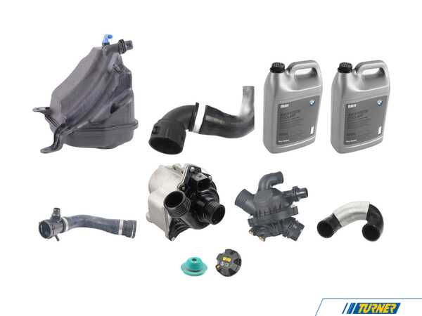 Packaged by Turner Basic Cooling System Service Kit - E82/88 E9X N55 3.0L w/ Auto Transmission E8XE9XN55ABCKT