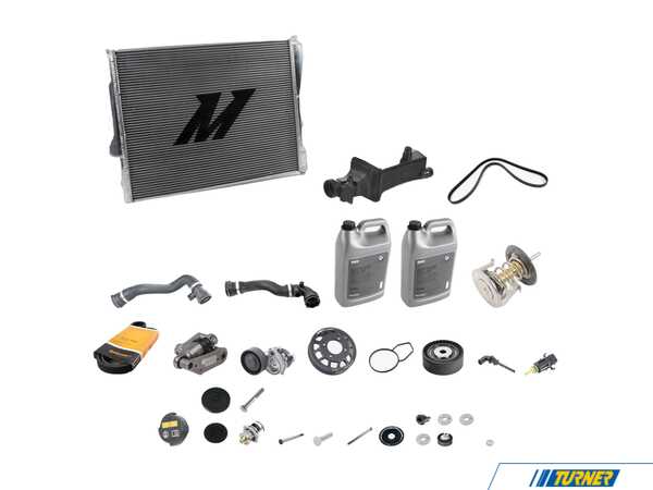 Packaged by Turner High Performance Cooling System Upgrade - E46 Non-M w/ Auto Transmission (09/2002+) e46nonmpcKT2