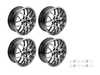 BBS 17" Style  RG 712H BDK Wheels - Square Set Of Four  rg712hdbkKT View 1