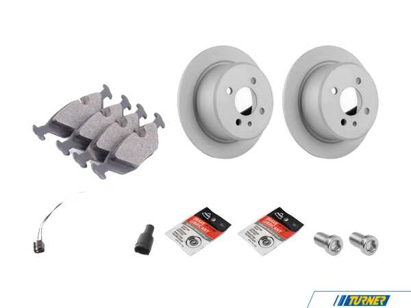 Packaged by Turner Rotor And Pad Replacement Package - Rear - E30 325ix E30XRPRPKT2