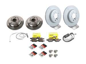 Rotor And Pad Replacement Package - Front And Rear - E46 325xi