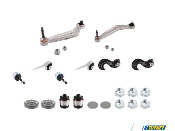 Packaged by Turner Turner Rear Suspension Refresh Kit - Level 1 - E39 540i Sedan (w/ EDC up to 12/2001) T33326768791KT