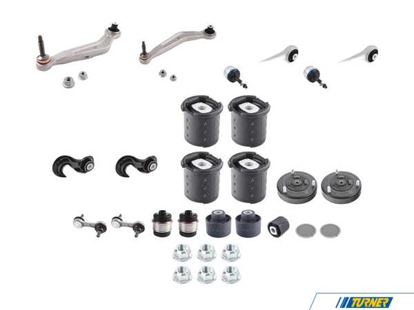 Packaged by Turner Turner Rear Suspension Refresh Kit - Level 2 - E39 540i Sedan (up to 12/2001 w/o EDC) T33522229854KT
