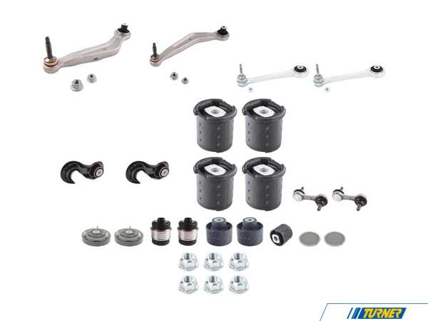 Packaged by Turner Turner Rear Suspension Refresh Kit - Level 2 - E39 540i Sedan (12/2001+ w/ EDC) T33521091711KT