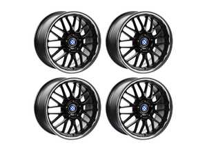 17" Beyern Mesh Square Wheel Set - Black