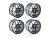 APEX Wheels APEX EC-7 19" Staggered Wheel Set - Satin Black ec7199510smbkKT View 4