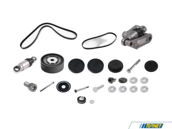 Packaged by Turner OEM Accessory Belt Service Kit - E36 323i/is, Z3 2.3 2.5 PBTAB323KT