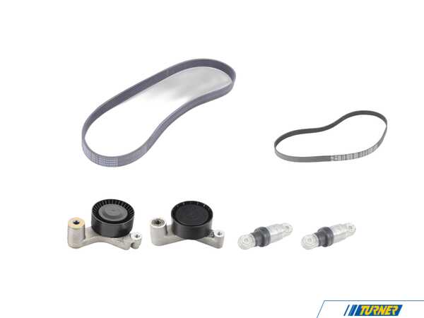 Packaged by Turner OEM Accessory Belt Service Kit - E38 750iL M73 5.4L (09/1998+) PBTABE38M73KT