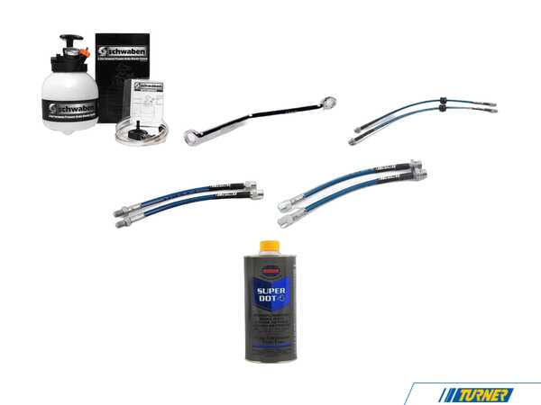 Packaged by Turner Brake Line Replacement/ Upgrade Kit  E36NMBLRFKT2