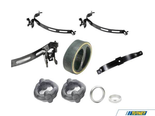 Packaged by Turner E30 325i Complete Muffler Hanger Kit 18211707923KT1