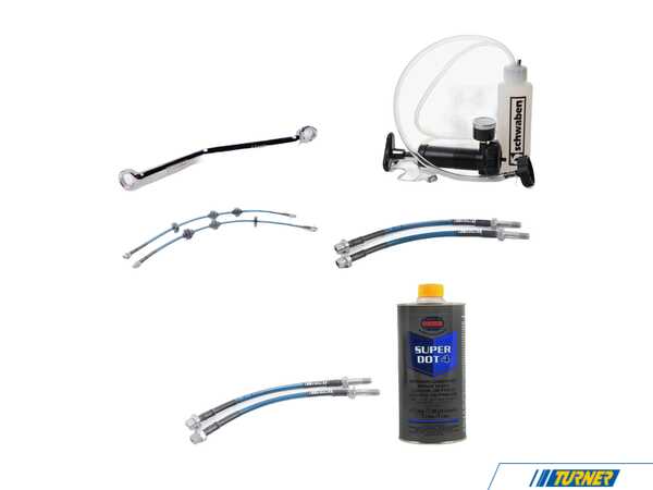Packaged by Turner Brake Line Replacement/ Upgrade Kit  022756TMS09KT