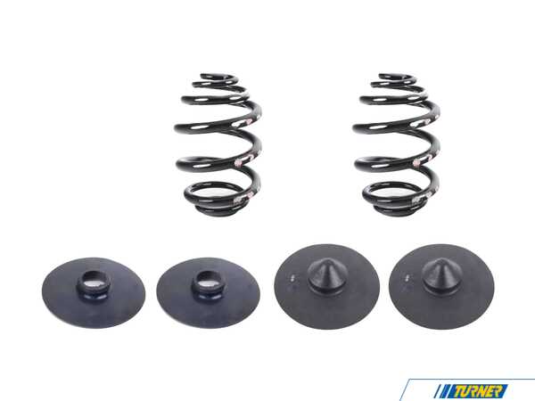 Packaged by Turner E46 M3 Convertible Factory Replacement Rear Springs with pads E46M3RSPRINGSKT3