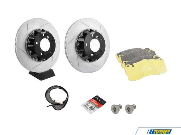 Packaged by Turner Turner TrackSport Brake Kit - Front - E82/88 135i 024398tmsbk2KT