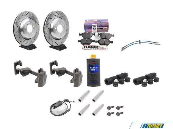 Packaged by Turner Front CSL/ZCP Brake upgrade - 345x28 - E46 M3 34112282619KT3