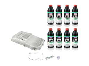 Automatic Transmission Service Package w/ PPE Heavy Duty Pan - Raw Finish - BMW (GA8HP 8-Speed)