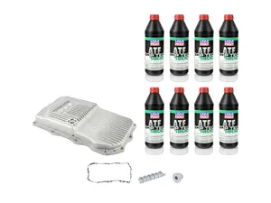 Automatic Transmission Service Package w/ PPE Heavy Duty Pan - Raw Finish - BMW (GA8HP 8-Speed)