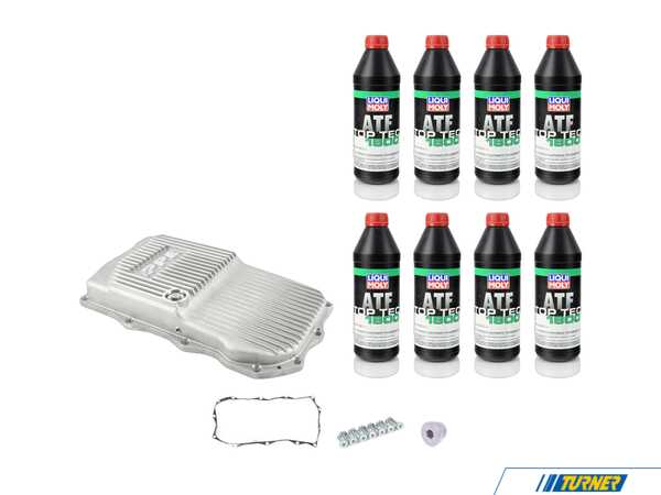 Packaged by Turner Automatic Transmission Service Package w/ PPE Heavy Duty Pan - Raw Finish - BMW (GA8HP 8-Speed) 24118612901T1KT